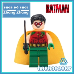 Xếp hình Falcon Overgirl Captain American AnimalMan Batman Ninja Robin Supergirl Lego Minifigures Xinh Koruit WM6033