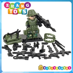 Xếp hình đặc nhiệm Biệt kích rừng Swat Alpha Spetsnaz Nga Mỹ Full vũ khí phụ kiện Lego Minifigures Tbstoys Tbs75-80