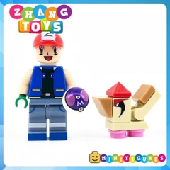 Xếp hình dành cho các bé tặng kèm bóng và pokemon theo mẫu Lego Minifigures SY620