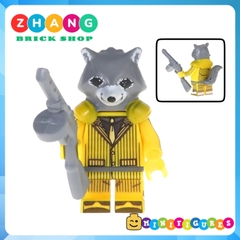 Xếp hình Deadpool - Wolverine - Groot - Rocket Raccoon - Carnage Lego Minifigures POGO PG8159