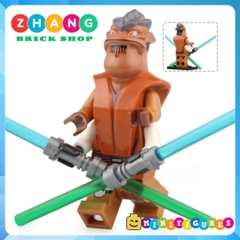 Xếp hình Star Wars gồm General Grevious - Pong Krell - Hera - Jedi - Stormtrooper Lego Minifigures Lele C032 039