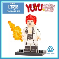 Xếp hình Yuyu Hakusho - Yusuke - Kazuma - Hiei - Genkai - Itsuki trong Ghost Fighter Lego Minifigures POGO PG8163