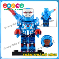 Xếp hình Avengers Thanos - Iron Man - Doctor Strange - Black Panther - Shuri - War Machine Lego Minifigures WM6072