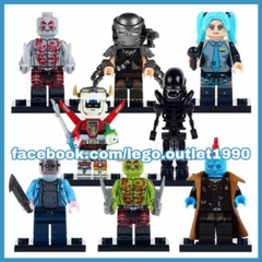 Đồ chơi xếp hình Predator - Hatsumi Miku - Hesman Alien - Jason Voorhees - Yondu Drax Minifigures POGO PG8102