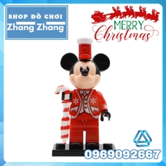 [FREESHIP MAX] Đồ chơi Xếp hình Giáng sinh Merry Christmas Mickey - Minnie - Angel - Stitch - Sonic - Santa Claus Minifigures WM6076 [Shop Đồ Chơi Zhang Zhang]