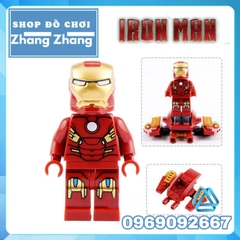 Đồ chơi Xếp hình phòng nghiên cứu Iron man Minifigures SY624