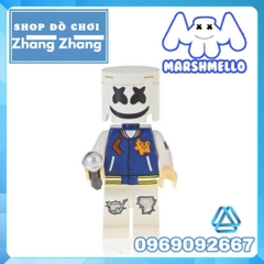 Xếp hình huyền thoại âm nhạc DJ Marshmello Lego Minifigures Kopf KF6089