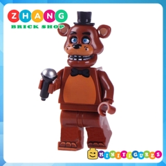 Xếp hình Chica - Bonnie - Foxy Spintraft - Freddy trong Five Night at Freddy Lego Minifigures WM6074