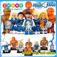 Đồ chơi lắp ráp Fantastic 4 Thing Human Torch Invisible Womans Minifigures G0146 [Zhang Brick Shop]