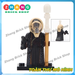 Xếp hình Star Wars Ki-Adi-Mundi - Rey - Moloch Luke Skywalker Imperial Pilot Rebel Trooper Lego Minifigures Pogo PG8116