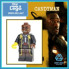 Xếp hình tên sát nhân Candyman trong phim kinh dị không nhớ tên Lego Minifigures Kopf KF216