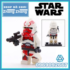 Xếp hình Mimban Stormtrooper - Imperial Patrol Trooper - Clone Trooper - Commander Thorn Lego Minifigures WM6036
