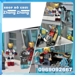 [511 hình] Xếp hình Lego Attack On Avengers Tower Lego Minifigures Decool 7114