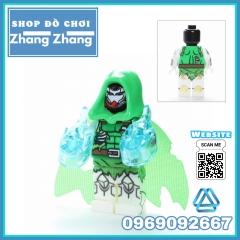 Xếp hình Venom Doctor Doom Ghost Rider Colossus Black Panther Wolverine Cyclops Captain Lego Minifigures POGO PG8187
