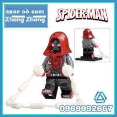 Xếp hình Spider-Man - Miles Morales - Spider Gwen - Prowler - Green Goblin - Spider Man Noir Lego Minifigures Wm wm6052