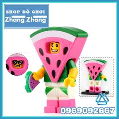 Xếp hình Nữ Hoàng băng giá Frozen Elsa Anna Mascot - Dude - Hula Lula - Lucy Candy Rapper Kitty Lego Minifigures WM6067