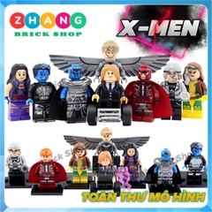 Xếp hình X-men : Apocalypse - Magneto - Archangel - Psylocke - ProfessorX - Quick Silver - Nightcrawler Lego Xinh X0115