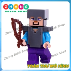 Xếp hình Mineblocks mô phỏng trò chơi Minecraft Lego Minifigures Xinh X0295