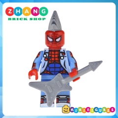 Xếp hình Black Widow - Gamora - Captain America - Riddler - Magik - Valkyrie - Beast Lego Minifigures Pogo PG8193