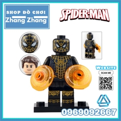 Đồ chơi xếp hình Người nhện Spider Man Doctor Octopus Electro Green Goblin Sandman Minifigures Xinh X0328