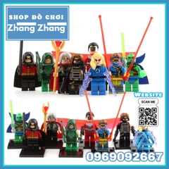 Xếp hình Invisible woman - Odin - martian- Robin - Falcon - Cyclops siêu anh hùng Lego Minifigures Xinh Xh035 xh037 042