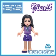 Đồ chơi xếp hình Friends Babie Olivia - Mia Kate - Stephanie Dancet - Andrea Emma Minifigures Lele F026 033