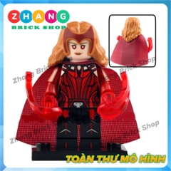 Đồ chơi xếp hình Bucky Scarlet Witch Vision Gamora Captain Falcon Loki Star-Lord Minifigures POGO PG8298