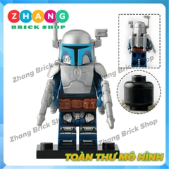 Xếp hình Star Wars Mandalorian Jango Boba Mando Fenn Rau Lego Minifigures KT1041