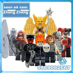 Xếp hình Anh hùng Marvel Hawkman Red Skull Lois Lane Silver Surfer Ghost Rider Lego Minifigures xh172 178 xinh x0105