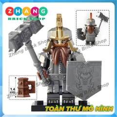 Xếp hình Lord of the Rings Dwarves Warriors Tộc chiến binh người lùn Hobbit Lego Minifigures

Koruit KT1040