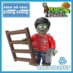 Xếp hình Plants Vs Zombies Lego Minifigures POGO PG8205