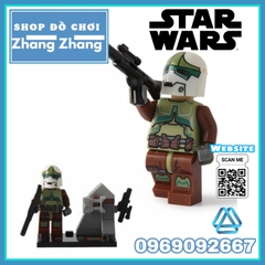 Xếp hình Star Wars Darth Maul - Anakin - C-3P0 - Darth Vader - Chewbacca - Sandtrooper - Rako Lego Minifigures SY198