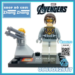 Xếp hình Avengers: Age of Ultron Henchman Ultron Sentry Baron Struker Quick Silver Black Widow Lego Minifigures SY276