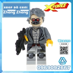 Xếp hình Dr. Nemesis 
 - Colossus 
 - Sabretooth 
 - Bishop
 - Executioner Siêu anh hùng Lego Minifigures POGO PG8081