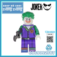 Xếp hình Batman : Arkham Harleen Victor Fries Quinzel Joker Reddier Catwoman Bane Lego Minifigures Pogo PG8186