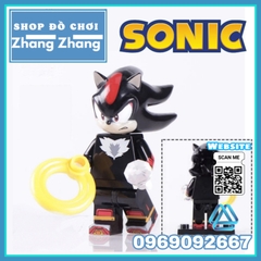 Xếp hình Amy Rose - Shadow - Metal Sonic - Knuckles - Tails - Silver Lego Minifigures WM6086