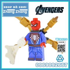 Xếp hình Avengers Nick Fury  - Thor - Iron Man - Hawkeye - Nebula - Spider Man Thanos Lego Minifigures POGO PG8250
