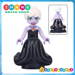 Xếp hình Elsa - Anna - Ariel - Aurora - Maleficent - Ursula - Prince Eric Lego Minifigures Lele F018 025