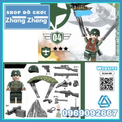 Xếp hình Cuộc chiến Liên Triều Bộ binh Mỹ Lego Minifigures No.71020