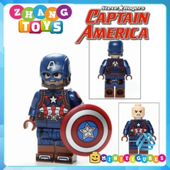 Xếp hình Captain America tuyển tập Siêu anh hùng mới nhất 2019 siêu đẹp siêu rẻ siêu hiếm Lego Minifigures Xinh X0236