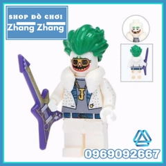 Xếp hình Batman - Alfred - Robin - Catwoman - Gordon - King Tut - Harley Quinn - Joker Lego Minifigures POGO PG8074