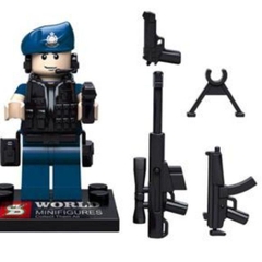 Xếp hình lực lượng cảnh sát đặc nhiệm Hongkong PTU SDU đặc nhiệm Phi Hổ SwatLego Minifigures SY278