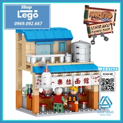 Xếp hình 256 hình tiệm mì Ichiraku trong phim Naruto Lego Minifigures PRCK 69625