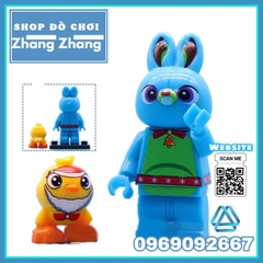 Xếp hình Toy Story Woody Buzz Lightyear Bunny LGM Stay Puft Gizmo Stripe Unicorn Mascot Lego Minifigures WM6077