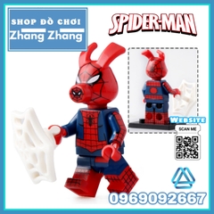 Xếp hình Lego Lợn Spider man Iron man Hulk Ant-man deadpool Captain America Marvel Lego Minifigures Koruit KT1023