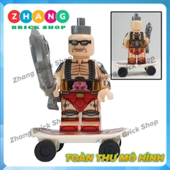 Xếp hình Ninja rùa teenage mutant ninja turtles gồm Leonardo - Raphael - Donatello Lego Minifigures Kopf KF6125
