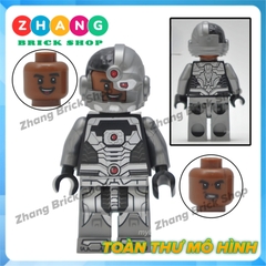 Mô hình nhân vật Superman Brainiac
SuperGirl Hawkman Cyborg Bizarro 0199 0200 Zhang Brick Shop