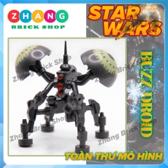 Xếp hình Star Wars robot chiến đấu cỗ máy Buzz Droid Lego Minifigures Koruit XP352