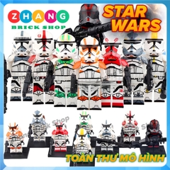 Xếp hình Star Wars Regiment - Wolf Pack - Commander Thorne - Camino Guard - Purgatory - Horn Lego Minifigures KT1043