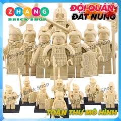 Xếp hình Đội quân đất nung Tần Thủy Hoàng Terra Cotta Warrior Lego Minifigures Koruit KT1089